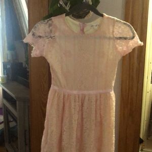 24inches length underdress, 26inches length with lace over material